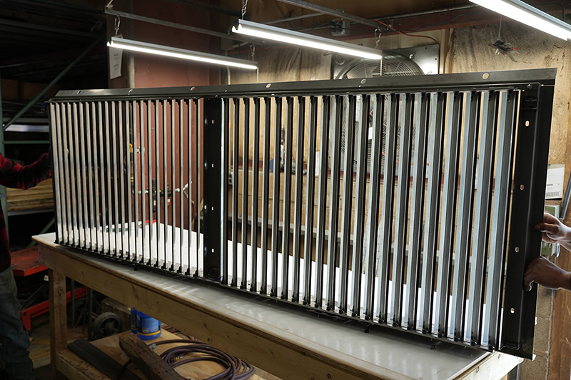 Louvers built